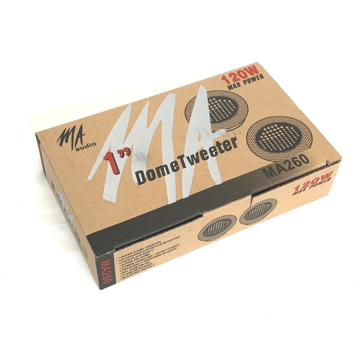 deuxR ドーム　2個セット Amazon.co.jp: MA AUDIO 120w ドームツイーター 2個セット MA260