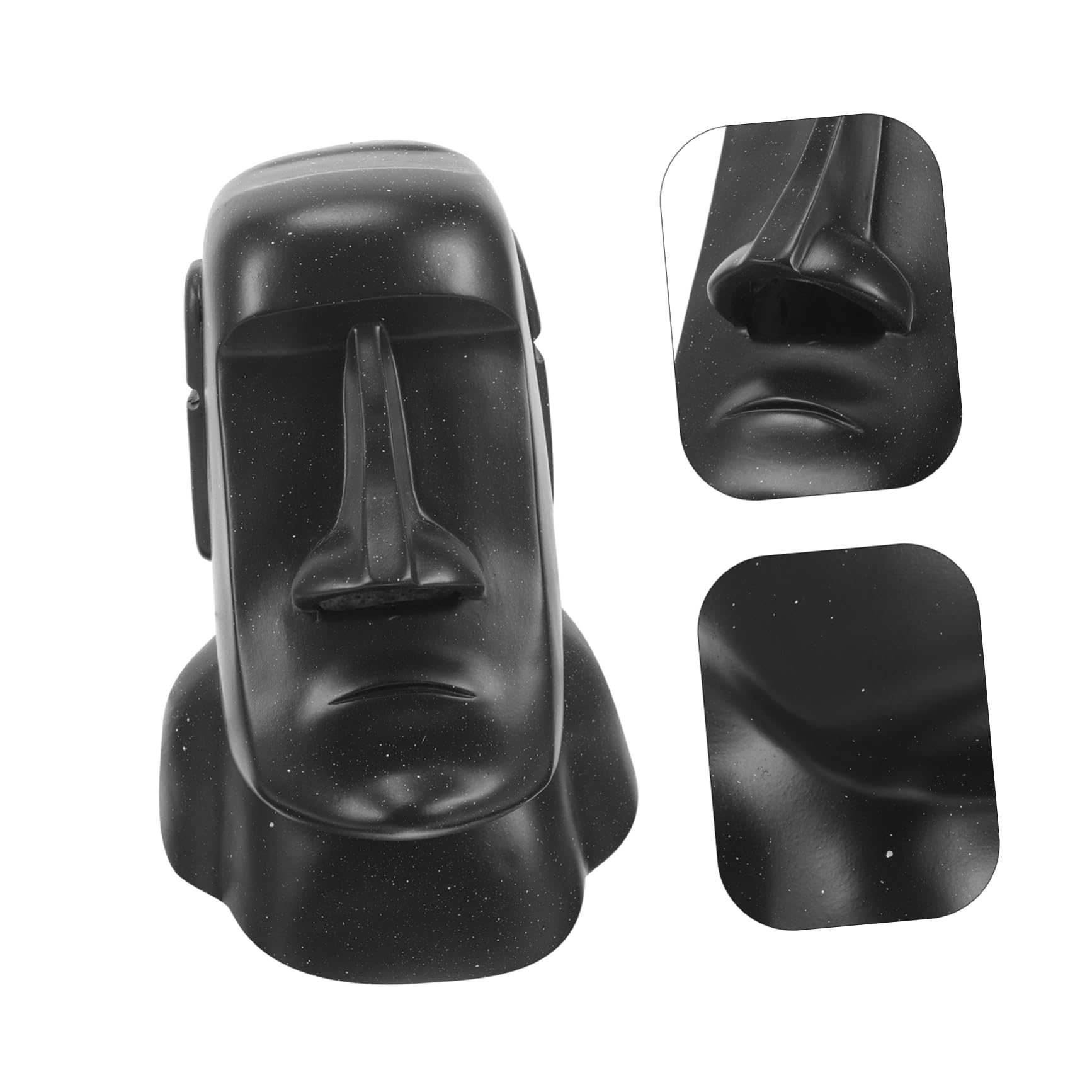 Moai Statue Taschentuchbox Kunstharz Kreativer Serviettenhalter Für Bad Schlafzimmer Küche