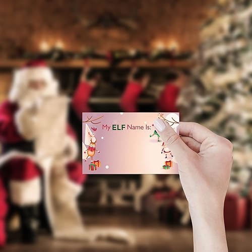 Miniatura 3 de Christmas Games Sign - What's Your Elf Name Game, Christmas games for families, Christmas Party Games, Holiday games（24C）