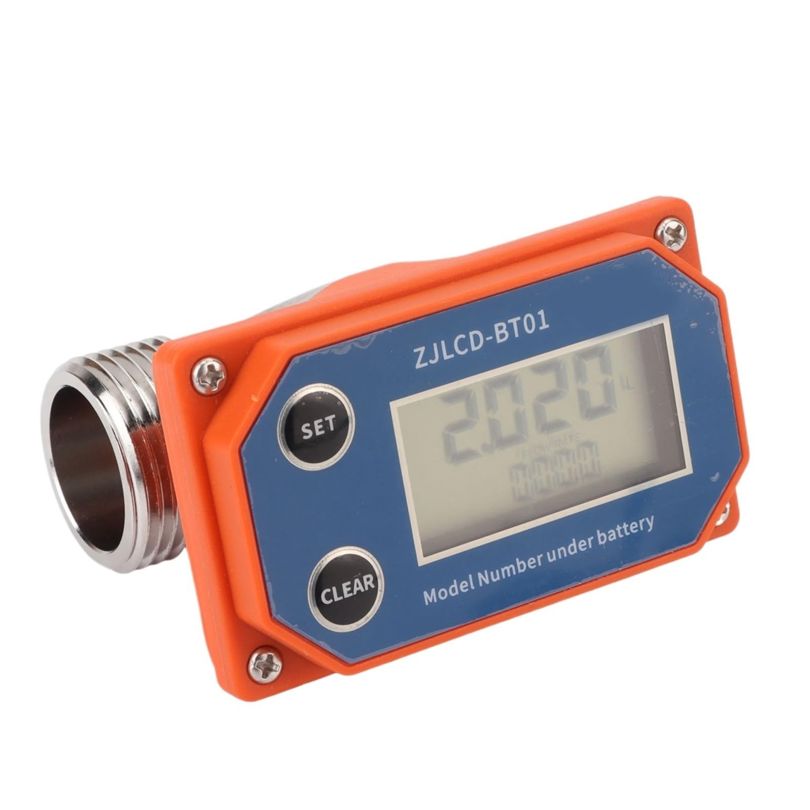 Medidor de flujo digital de alta precisión 1 Medidor De Flujo De Agua Con Pantalla Digital, Sensor De Flujo, Medidor De Flujo De Acero Inoxidable For Riego De Tierras De Cultivo