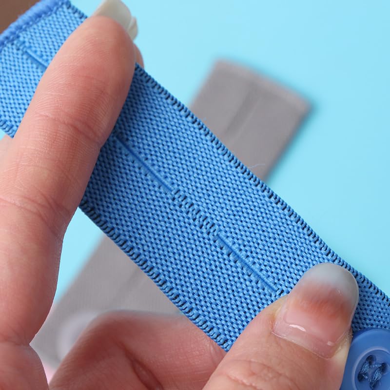 Ximimark 6 pcs Adjustable Elastic Waist Extension Belt for Men and Women - Perfect for Jeans and Pants - Provides Comfortable Fit and Easy Adjustability2