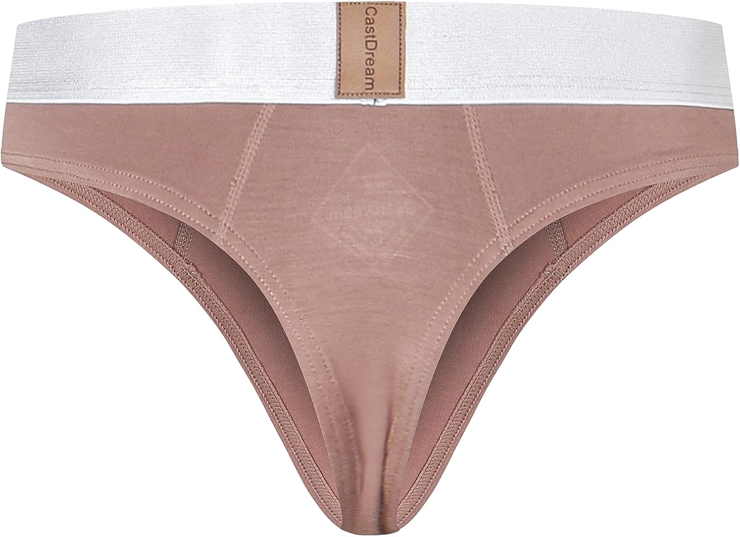 Men's Thong Underwear, Ultra Soft Breathable Male G String, Stretch Fit & Comfort Bulge Pouch T Back Thongs for Men