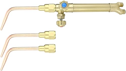 SÜA - Mango de soplete de soldadura Ligth Duty compatible con Victor Series ''J'' + puntas de soldadura