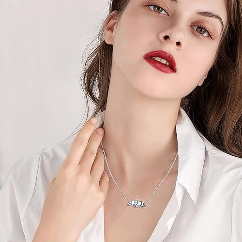 Miniatura 5 de Collar de cerdo de plata de ley 925 con colgante de cerdo y cerdo de cerdo para amantes de los cerdos, mujeres y niñas