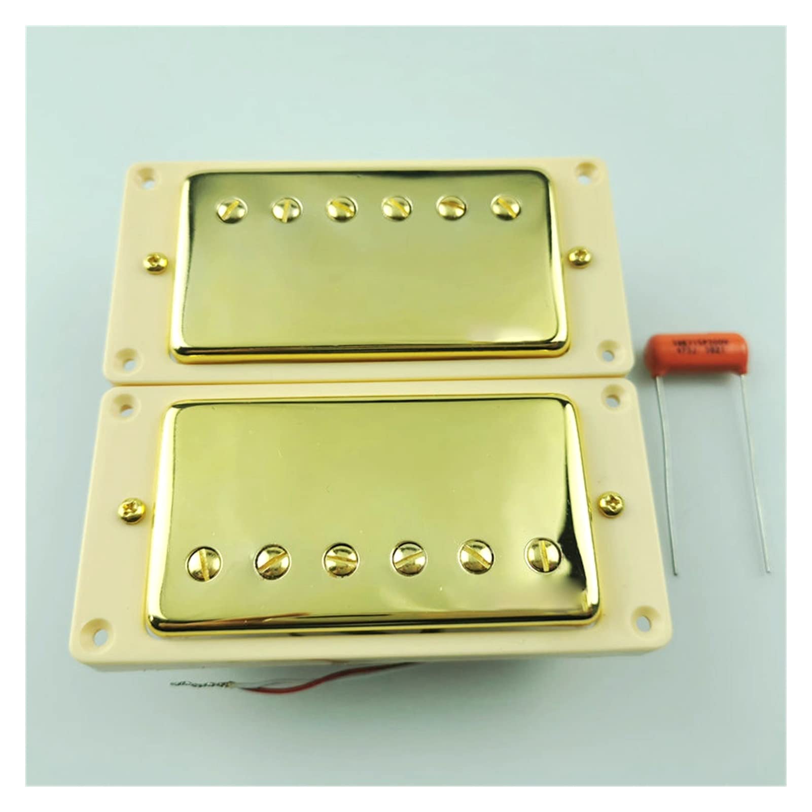 Pastilla de guitarra eléctrica 5 Partituras De Guitarra Eléctrica Humbucker Piezas De Guitarra Aplicar A La Guitarra Estándar Pastilla guitarra eléctrica (Color : A Yellow)