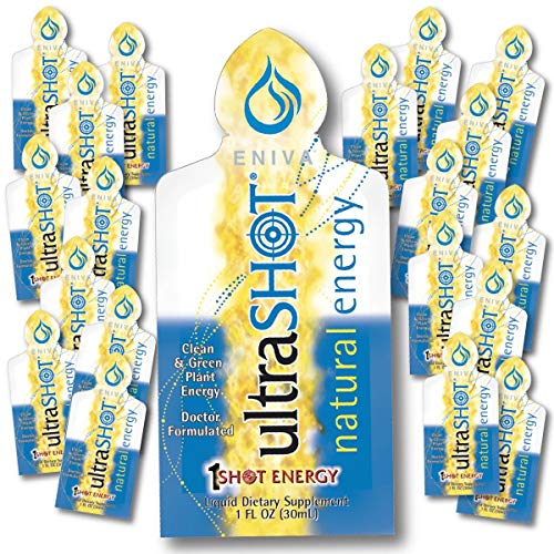 Coffee Replacement Coffee Alternative Ultrashot Healthy Energy by Eniva Dr. Formulated (20 on-The-go Packets per Box)