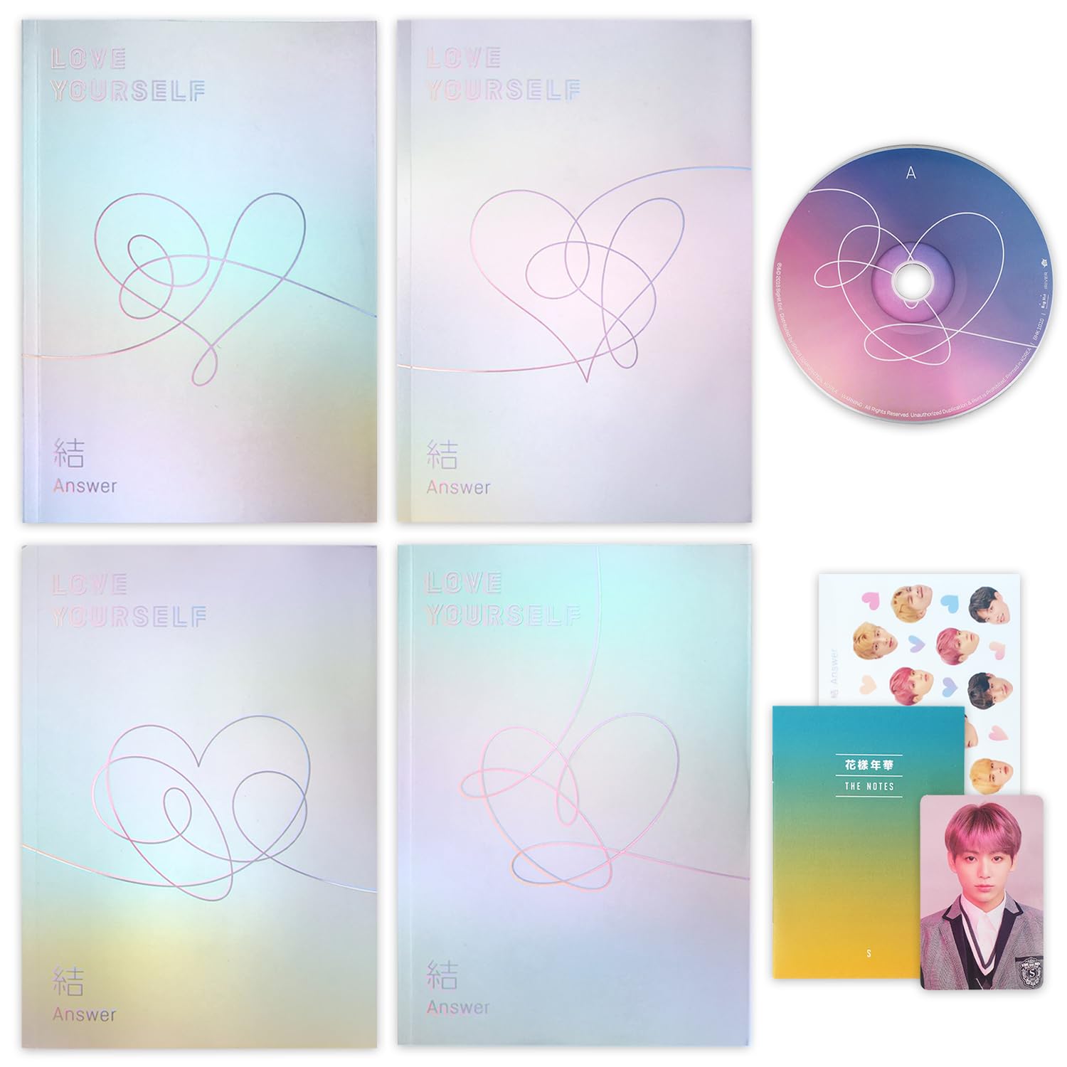 LOVE YOURSELF 結 ANSWER [ S ver. ] BTS Album 2CD + Photobook +