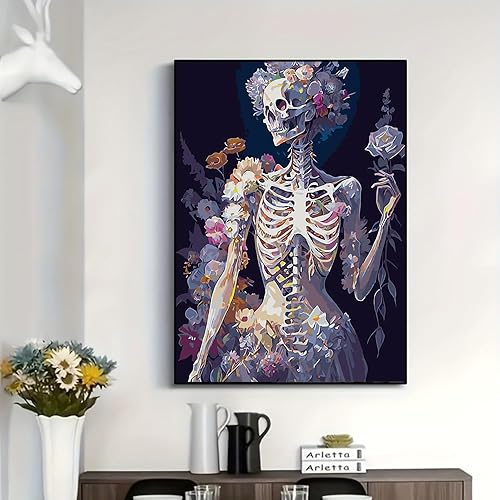 Miniatura 4 de mjcakrn Pintura por números para adultos principiantes, kits de pintura acrílica por números sobre lienzo para gatos adultos kits de pintura por