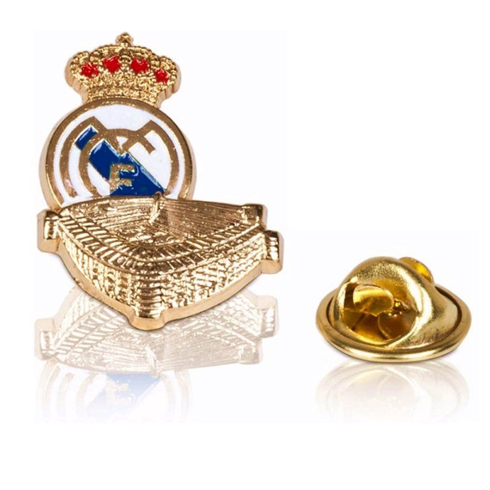 Real Madrid Bernabeu Pin metallic gold Emailliertes Schild [AB2174]