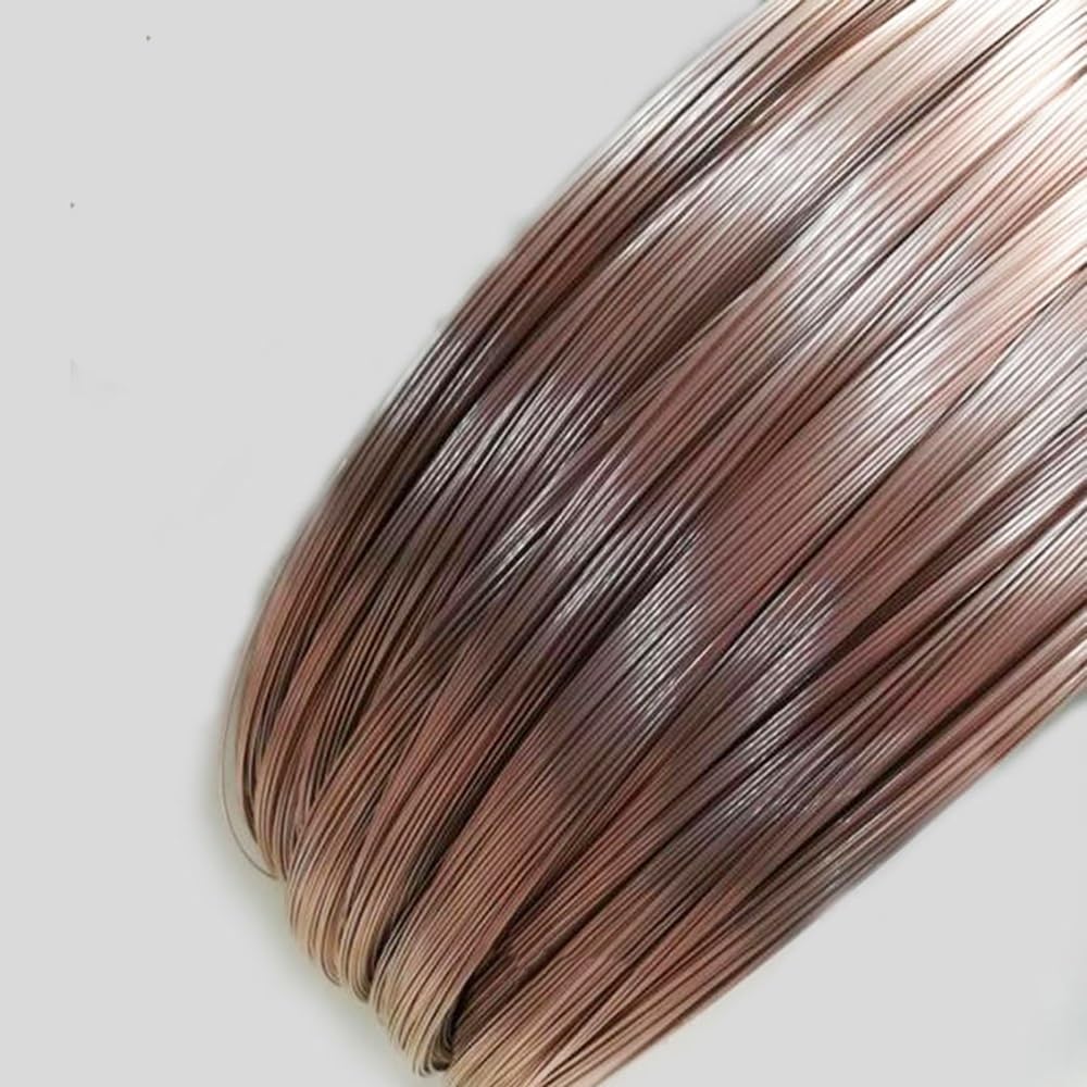 Alambre de roscado de Electricista Chapado en Cobre de 500g, Alambre de Acero Inoxidable, Cable de Alta Elasticidad, Cable de tracción de 1,3mm, 1,5mm y 1,6mm(1.6mm 31 Meters)