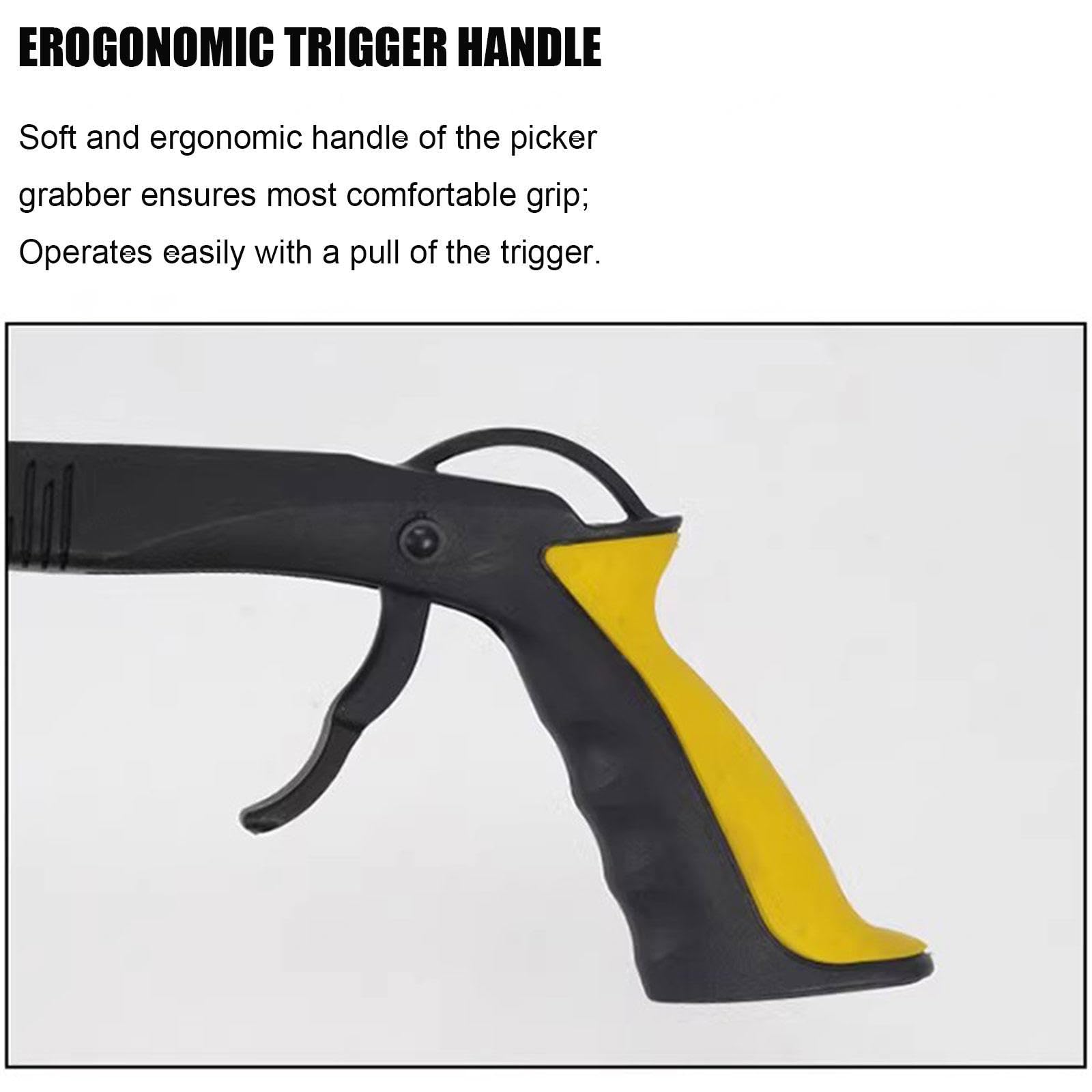Herramienta de Agarre de Alcance, 31in Grabbers para Ancianos, Agarrador de Garra de Basura Práctico, Extralargo y Ligero, Mobility Aid Herramienta de Asistencia de Alcance, 1 Paquete,Blue