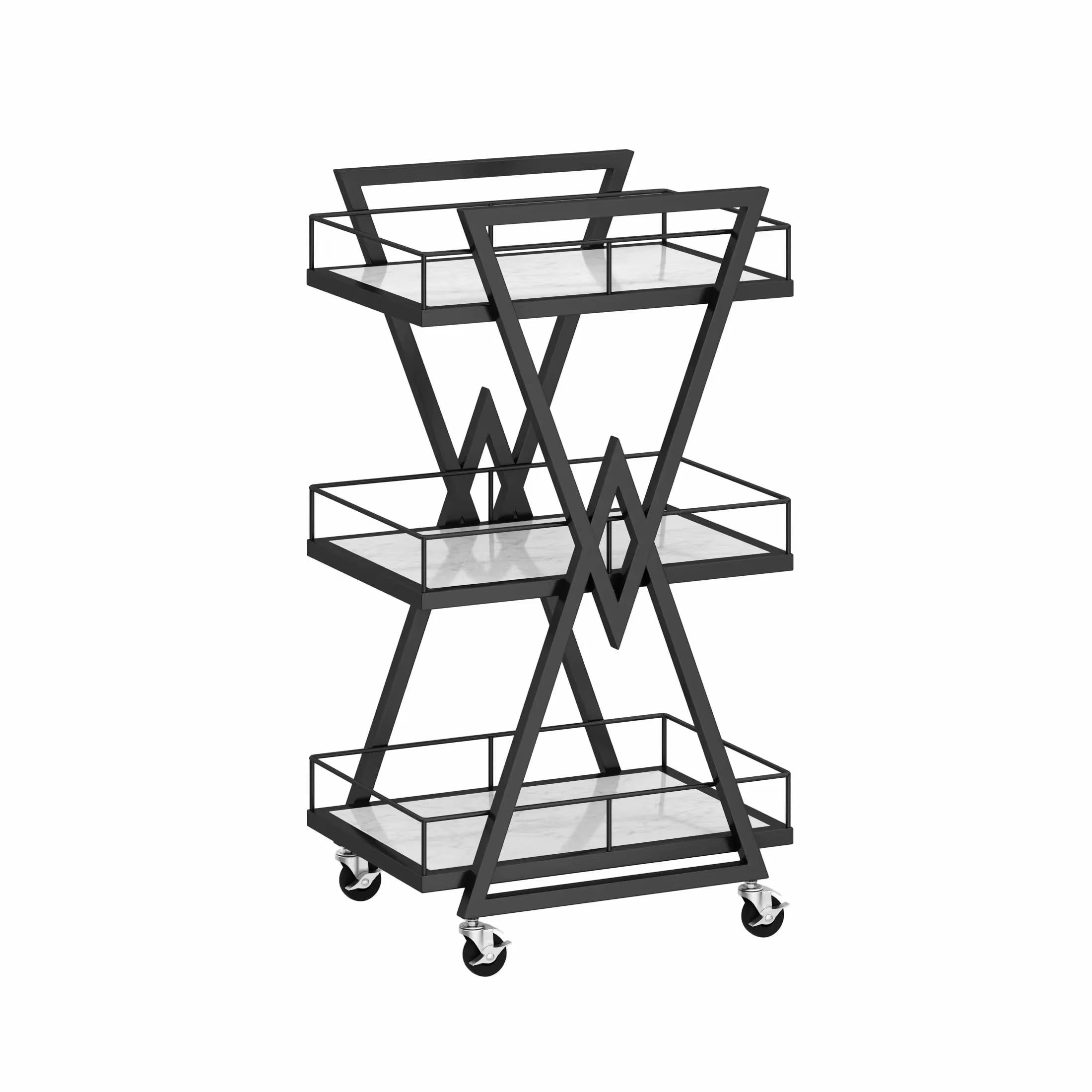 Carrello a 3 ripiani in metallo con ruote per salone, spa, barbiere, manicure, tatuaggi, carrello multiuso con cassetto e contenitore
