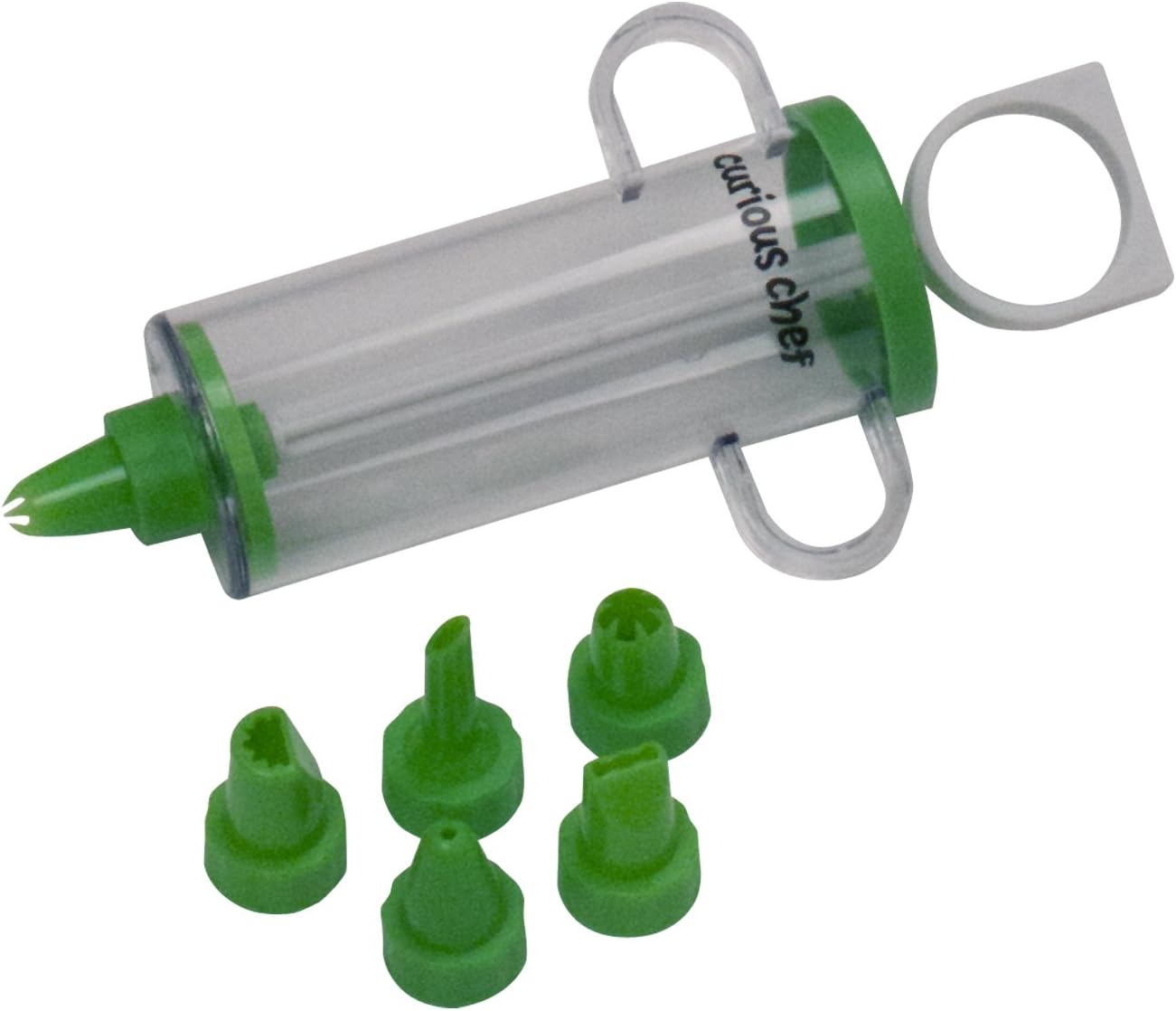 Curious Chef 7-Piece Decorating Set for Kids, For Cakes, Cupcakes, Cookies, and More, Real Kitchen Cooking and Baking Tools, Dishwasher Safe and Made with BPA-Free Plastic