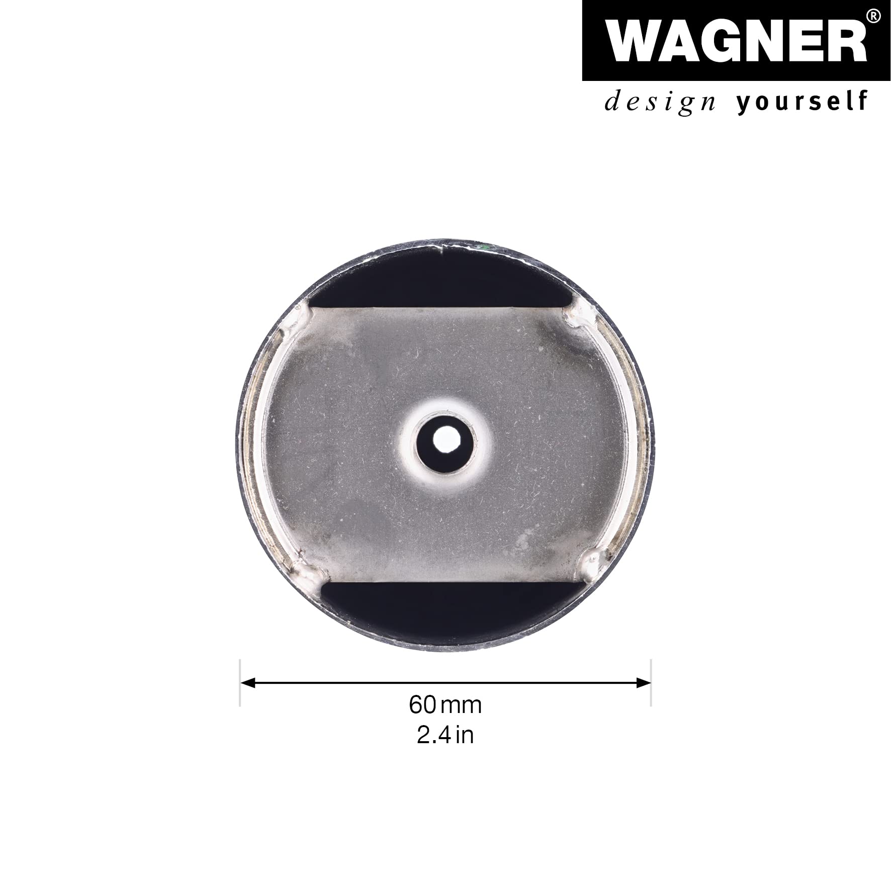 Wagner TENO 12351001 Furniture Leg/Table Leg/Furniture Foot/System Tube Teno Diameter 60 x 710 mm Can be Combined Individually with TENO System and QuickClick Chrome-Plated Steel Maximum Load 50 - Image 3