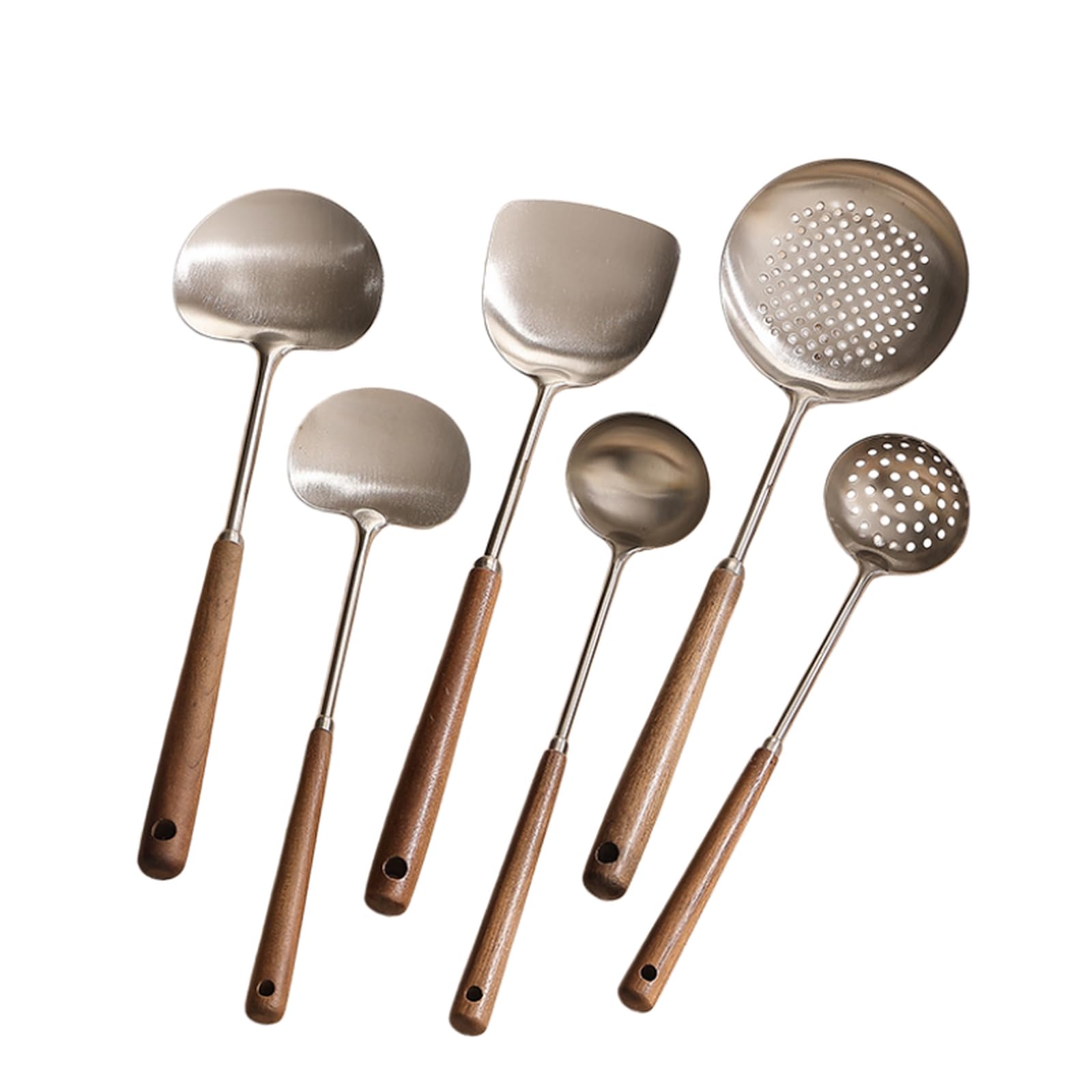 Ustensiles de cuisine louche et cuillère égouttoir en acier inoxydable 304