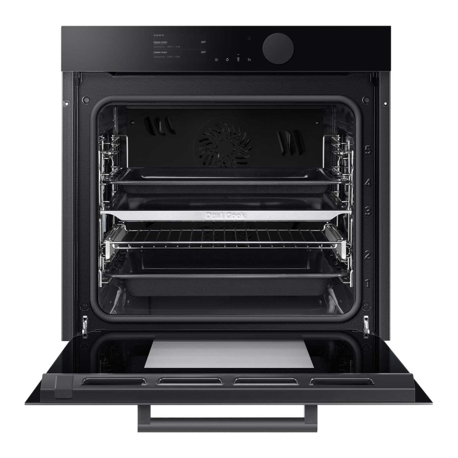 SAMSUNG NV75T8549RK FOUR ÉLECTRIQUE SMART 75L LIGNE INFINIE LCD TACTILE DOUBLE CUISSON GUIDE TÉLESCOPIQUE