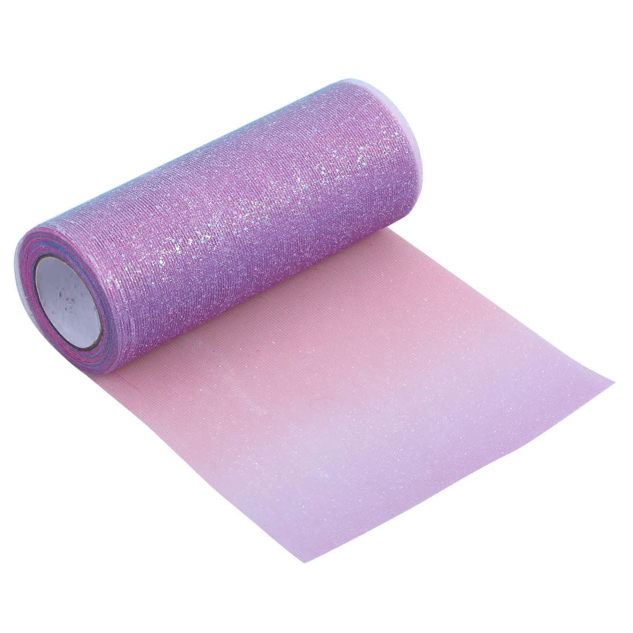 Operitacx 6pièces Tulle Scintillant Avec Dégradé Pour Tutu Décoration De Mariage Et Rouge Foncé Bleu Bleu Rose Jaune