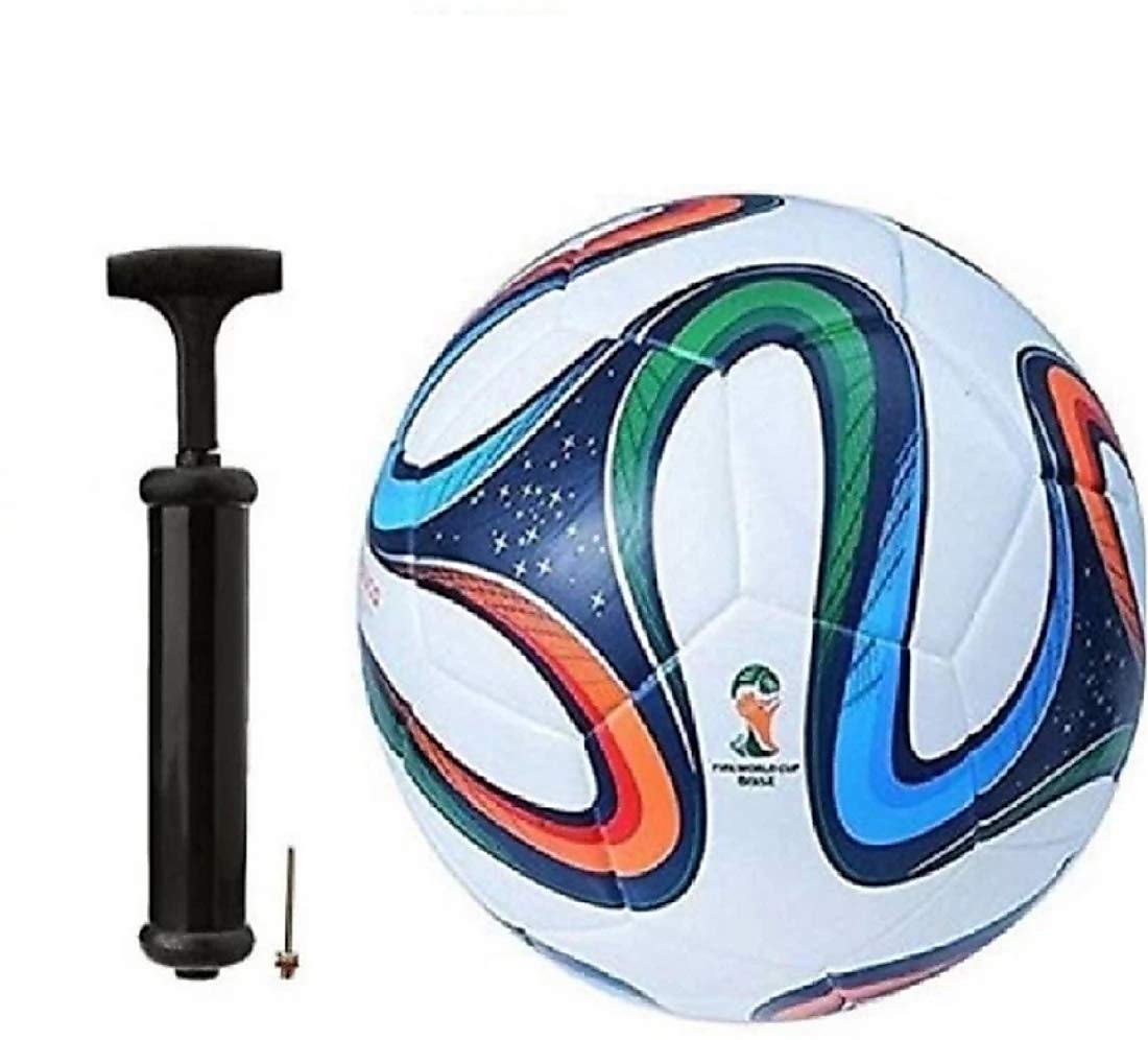 Brinda Fabrics City PU Genuine Leather Multicolor Football Size-05 , with Pump (B08Y9BKB29) Amazon Price History, Amazon Price Tracker