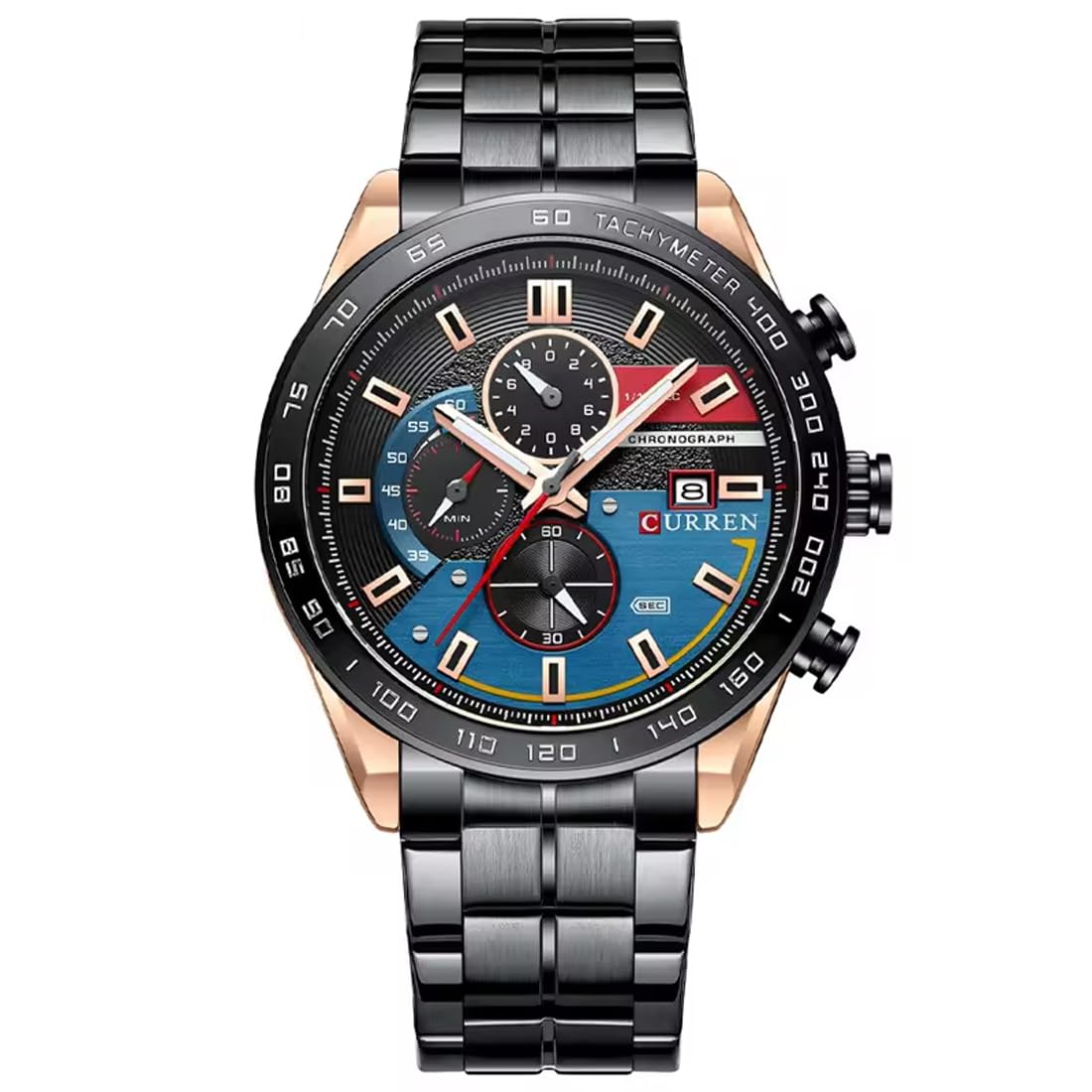 CURREN 8410 Quartz Watch Man 2022 Innovative Calendar Waterproof Silicon Band Green Stop Watches Relogio Masculino (B0D3X6D7RP) Amazon Price History, Amazon Price Tracker
