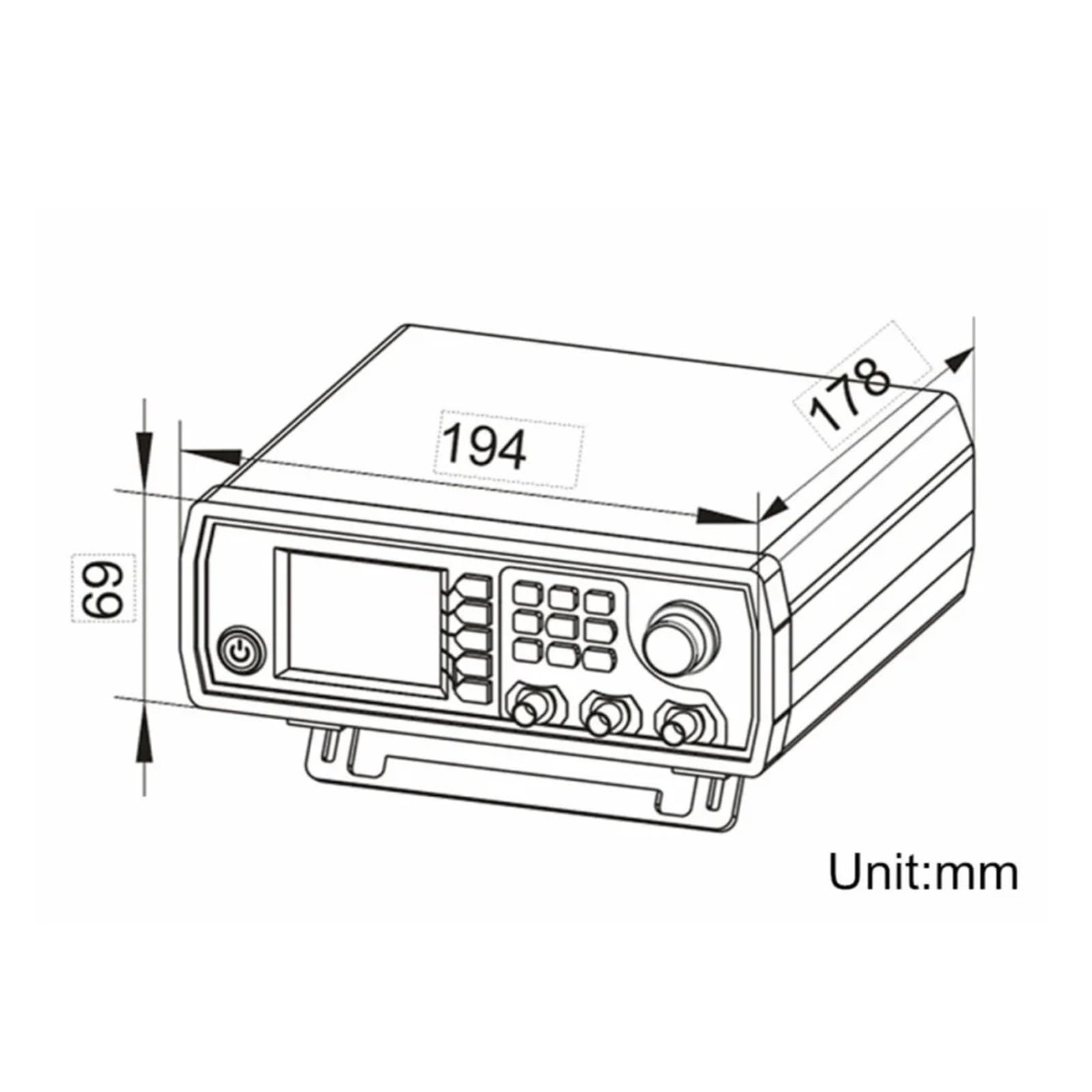 Generador de señales con función DDS JDS6600 de 15/30/40/50/60 MH/z, medidor de frecuencia Dual/2 Canales, generador de pulsos de Forma de Onda arbitraria(50MHz)