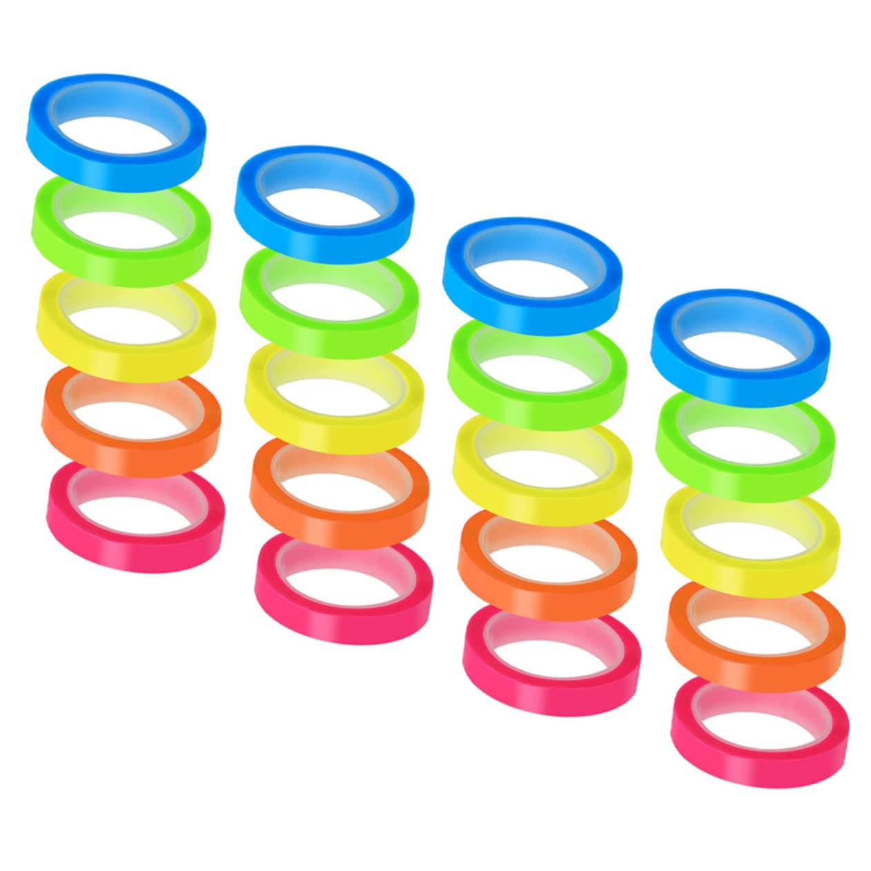 ARTIBETTER 3 Series Marcadores De Pestañas Adhesivas Transparentes Convenientes Y Transparentes Marcadores De Páginas Marcadores De Páginas Autoadhesivos Marcadores De Páginas 20 rollos*3