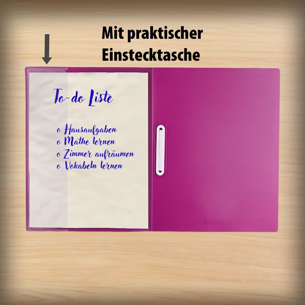 Brunnen stabile Plastik Schnellhefter FACT!pp 12er Set für Format A4, | Inklusive 12 zusätzliche Namensschilder