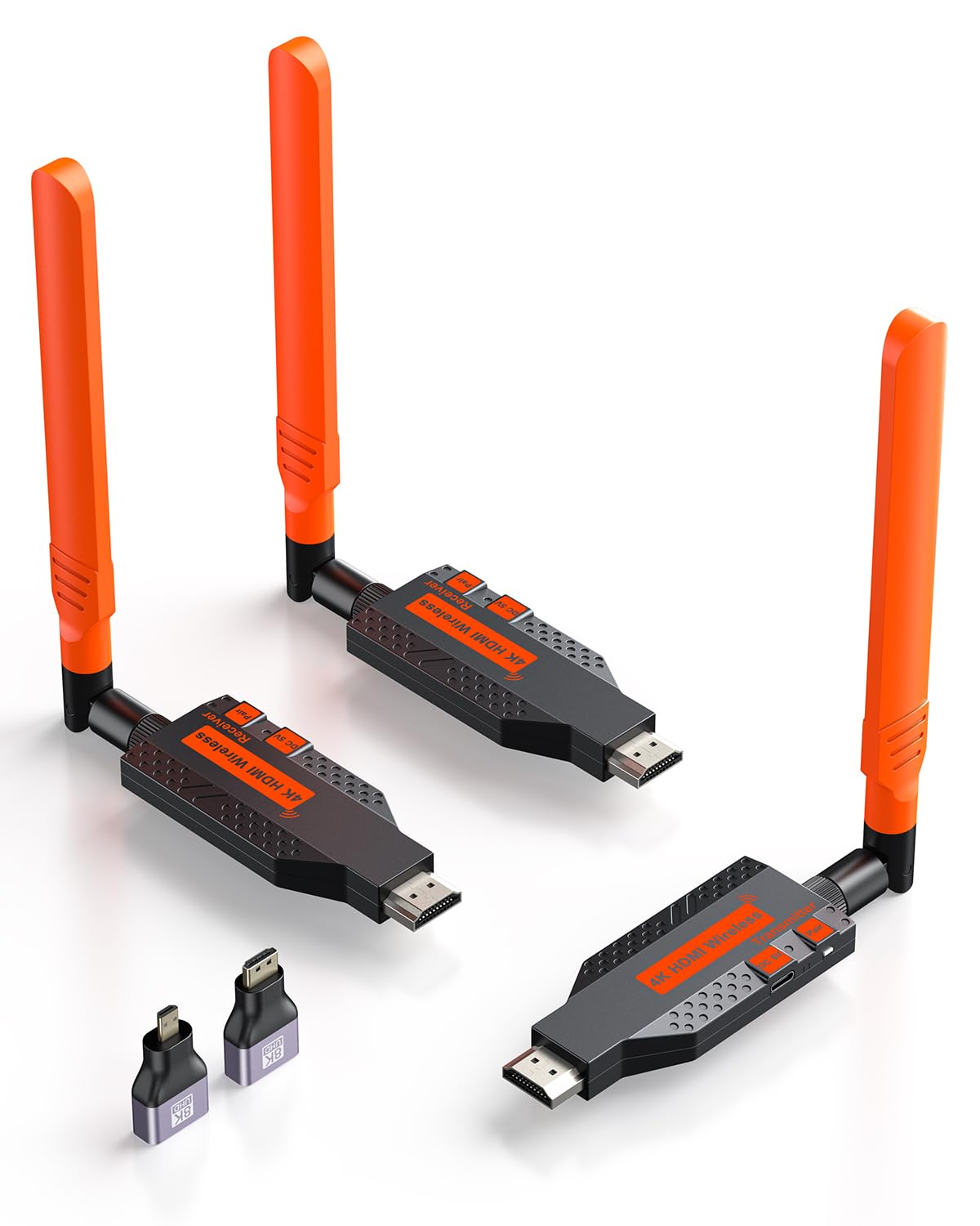 Amazon.com: Coolpie HDMI Transmitter with 2 Receivers, 4K