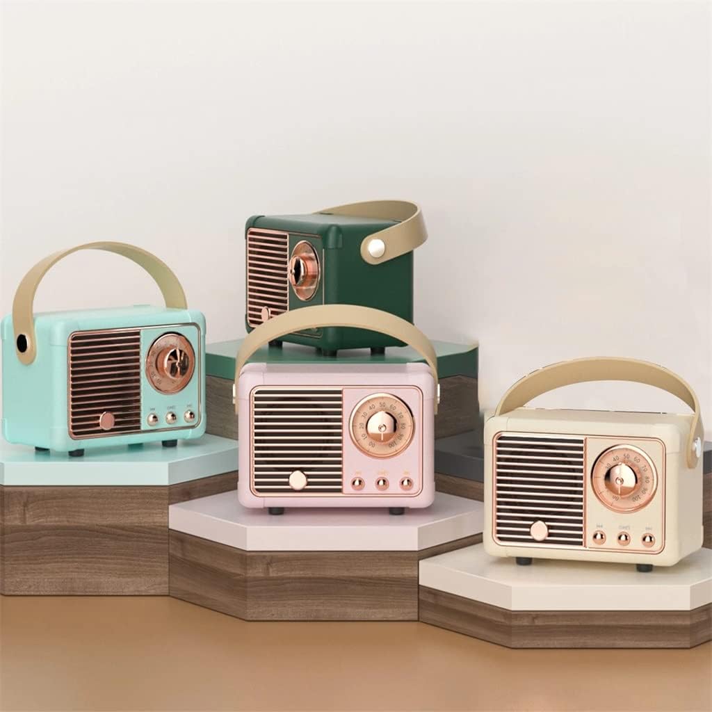 Retro BT Speaker Vintage FM Radio Old Fashioned Classic Strong Bass Enhancement