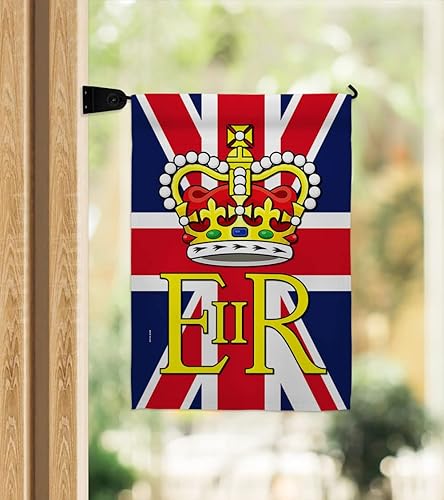 Miniatura 11 de Bandera de jardín Elizabeth Reginal II – Juego de colgador para buzón de correo Sweet Life Sympathy Remembrance Memorial Bereavement Love Support