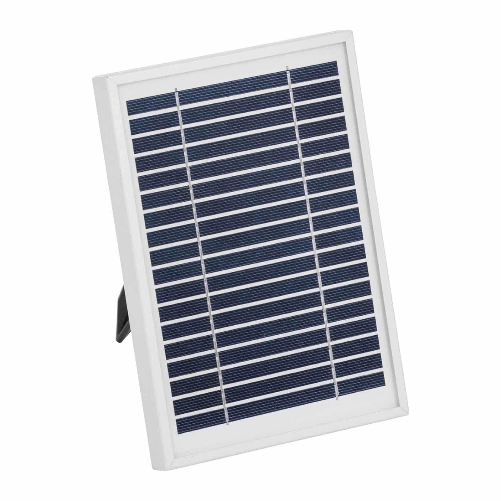 HT-SF-120 - Fuente Solar para Jardín de 3 Niveles con Iluminación LED, Batería de Litio, Cable de 5 m, Poliresina, Juego de Agua