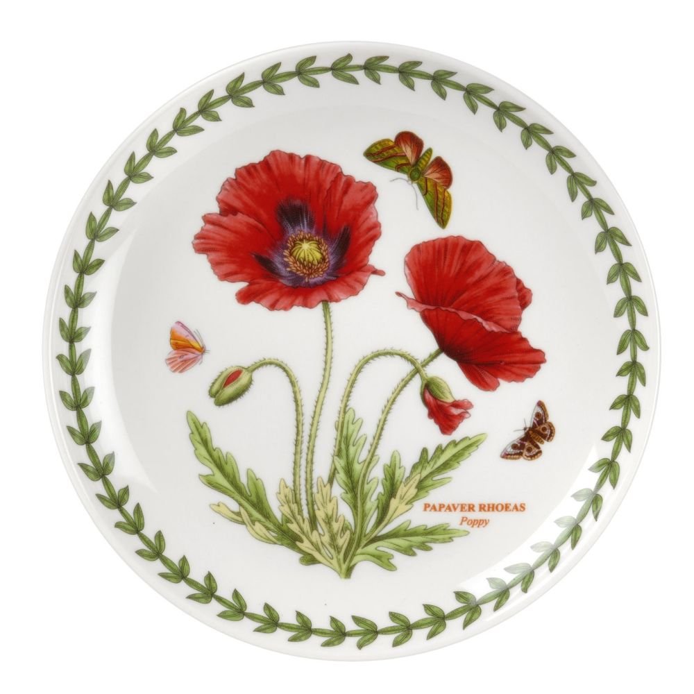 Amazon.com: Portmeirion Botanic Garden 6-Inch Coupe Plate, Poppy