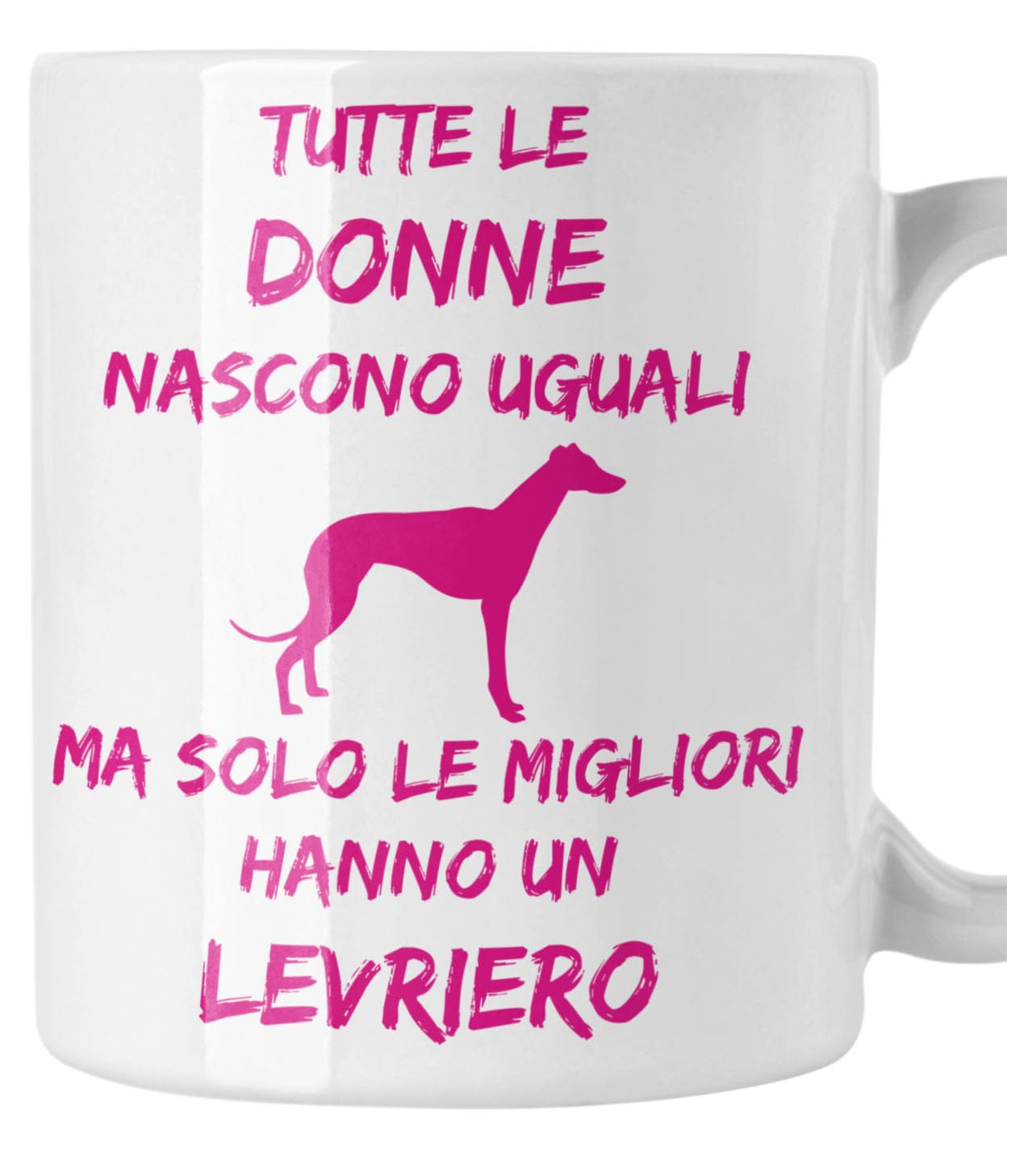 Maglietta da Donna Divertente Levriero Tutte Le Donne Nascono Uguali ma Solo Le Migliori Hanno Un Levriero Tshirt Levriero Donna Idea Regalo