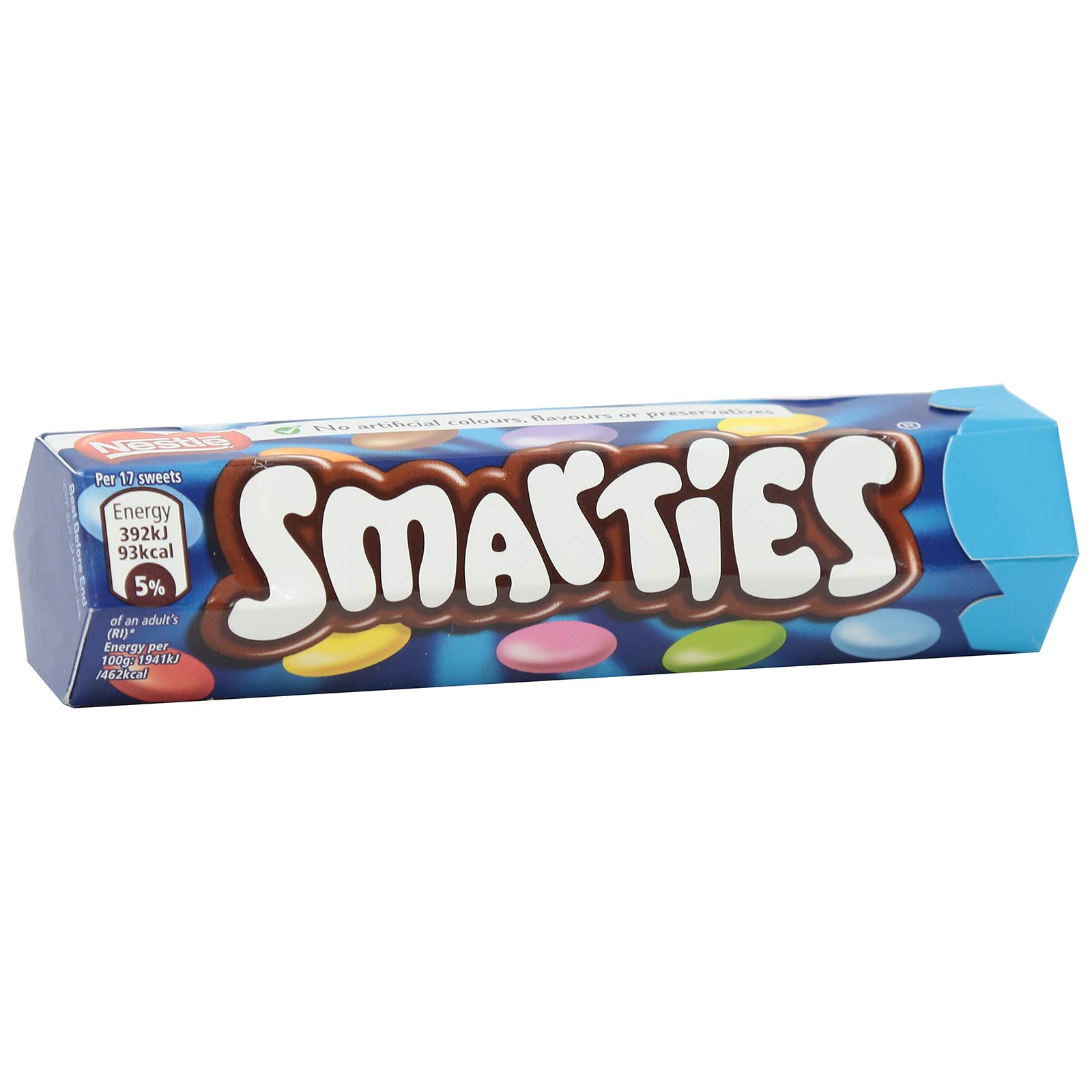 Nestle Smarties Chocolate 38g Hexatube