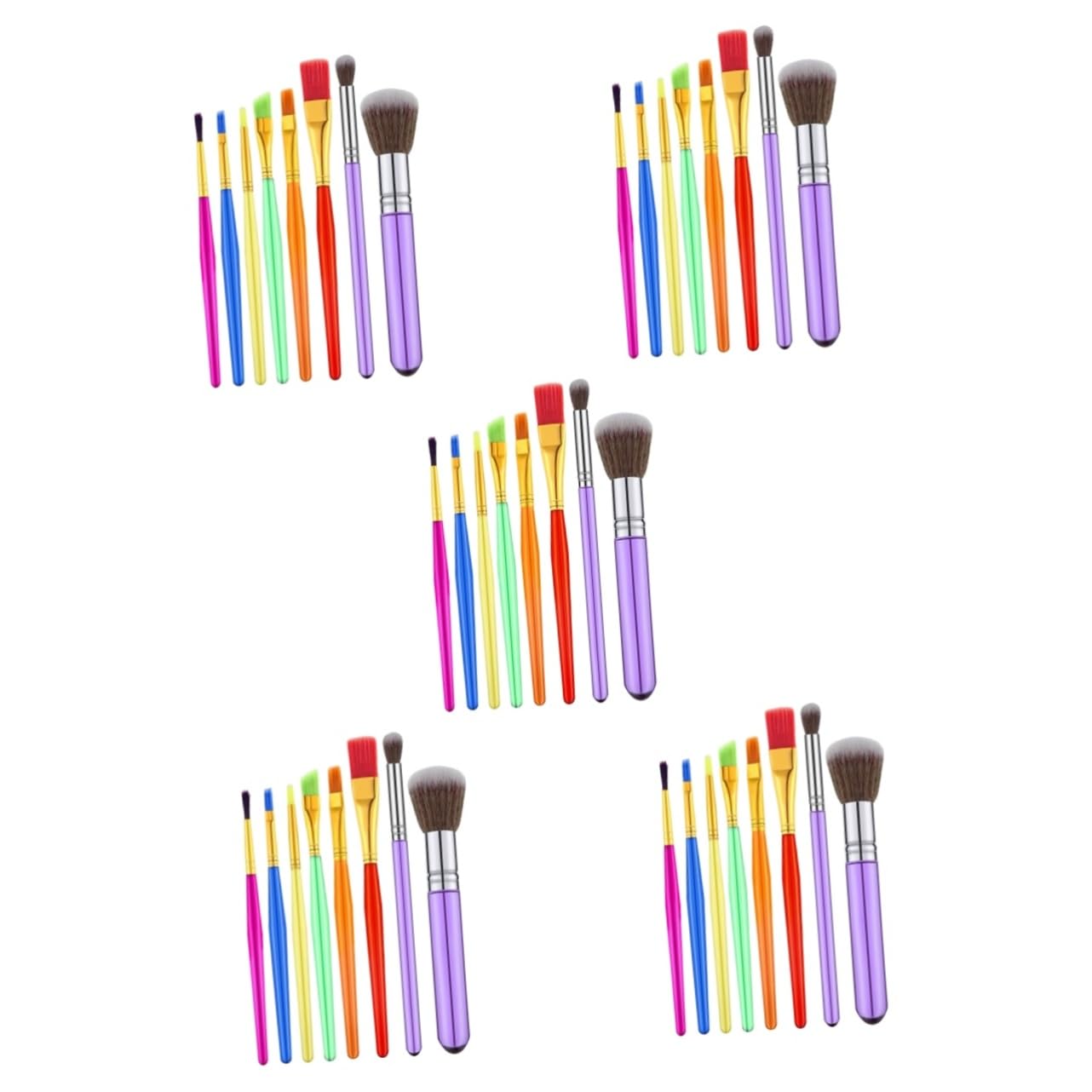 MAGICLULU 5 Ensembles Étui À Stylo Gravure Fondant Pinceaux À Pâtisserie Accessoires De Décoration De Pâtisserie Biscuit Gâteau Outil Multifonction Pinceau À Dessert Plastique 8 Pièces * 5