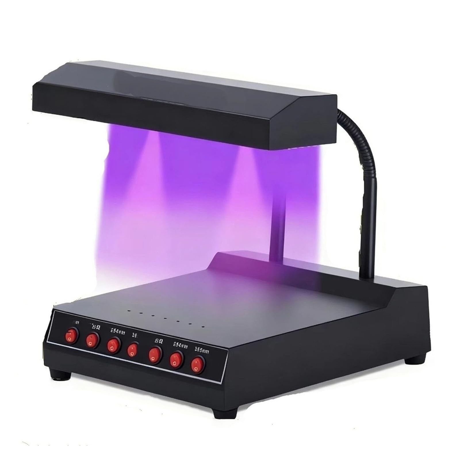 Tragbarer Tisch-UV-Analysator, Wellenlängen 254 nm und 365 nm, Tisch-UV-Detektionslampe mit Punktmatrixbeleuchtung for Labortests verschiedener Produkte