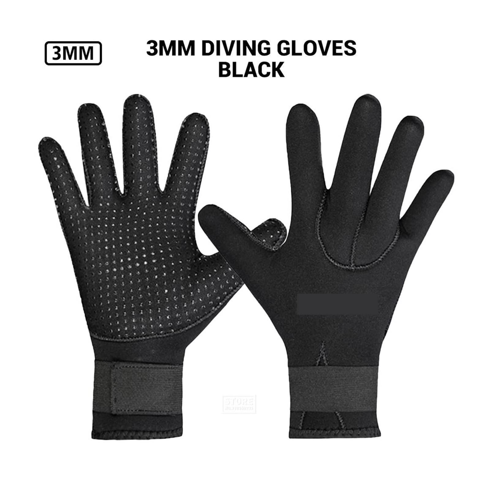 Neopren 3mm Tauchhandschuhe Schwimmflossen Tauchen Surf Kitesurf Windsurf Handschuhe for Angeln Unterwasser Angelausrüstung VielfäLtige AnwendungsmöGlichkeiten