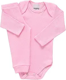 Kit 2 Peças Body Bebê + Calça Conjunto Pagão Mijão Infantil Canelado Antialergico