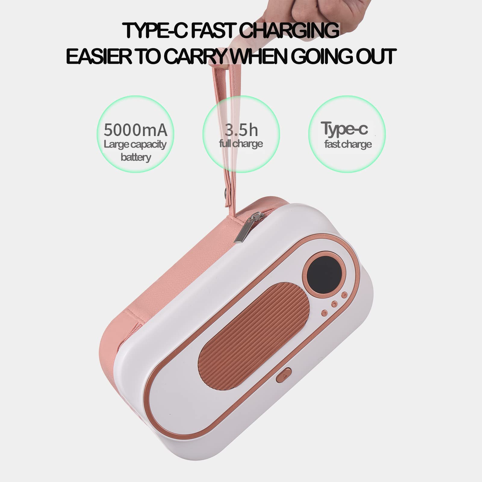 Réchauffeur de lingettes humides rechargeable par USB pour bébé Contrôle intelligent de la température Conception de grande capacité Portable Maison Voyage Camping Boîte