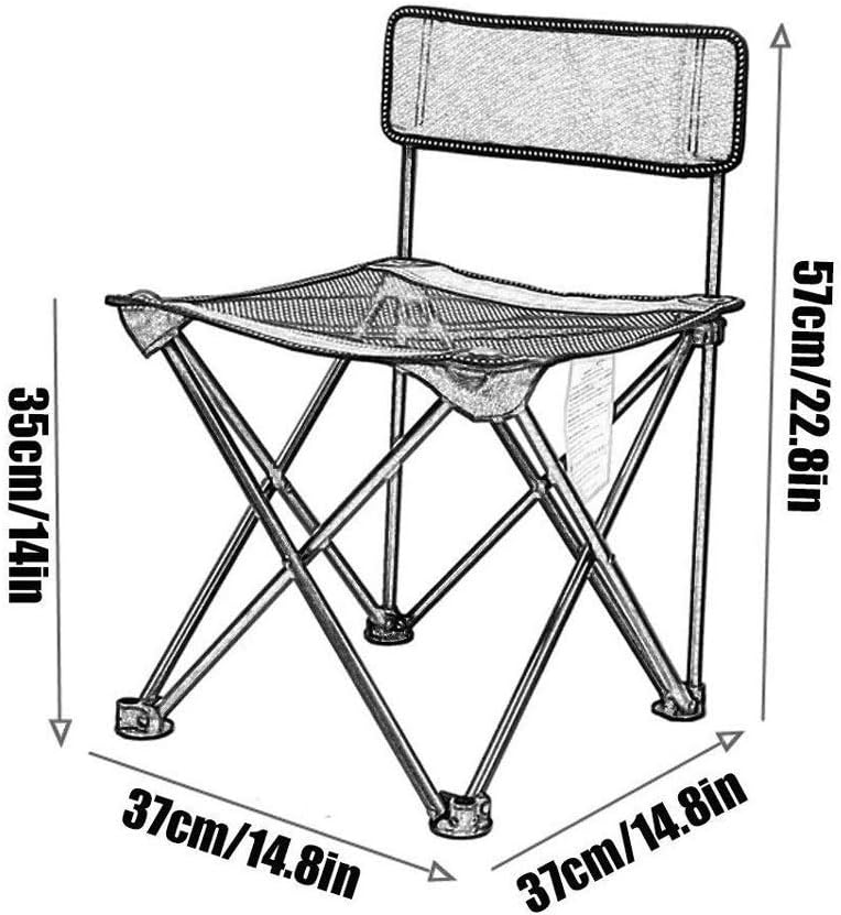 Folding Camping Lightweight Seat Portable Stool for Adults Mountaineeadventure/Green