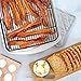 Nordic Ware Oven Crisp Baking Tray 2pc Set Includes Pan and Rack; Natural Aluminum For Air Frying, Crisping, Broiling, Baking