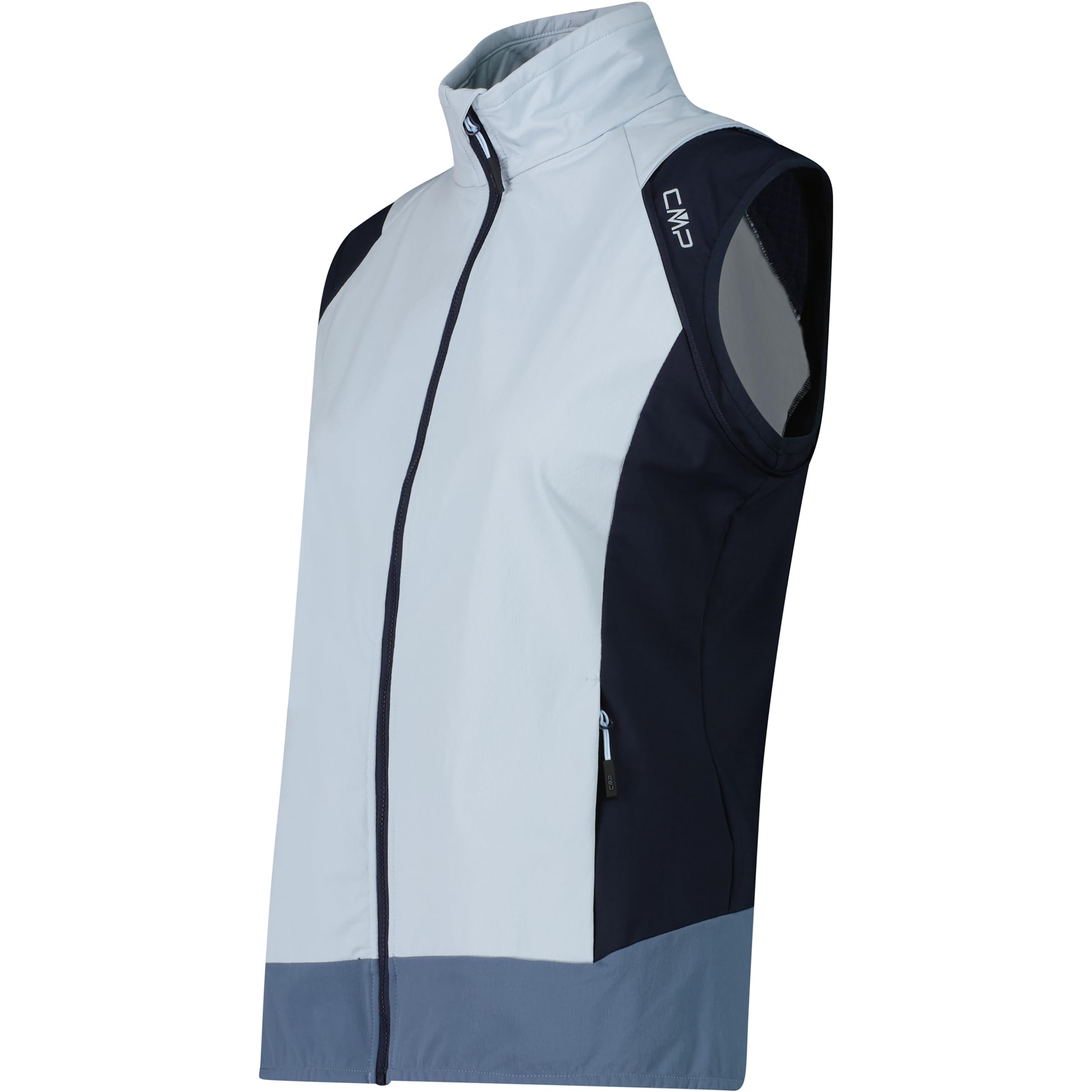 CMP Woman Jacket HYBRID with Detachable Sleeves Sky Blue