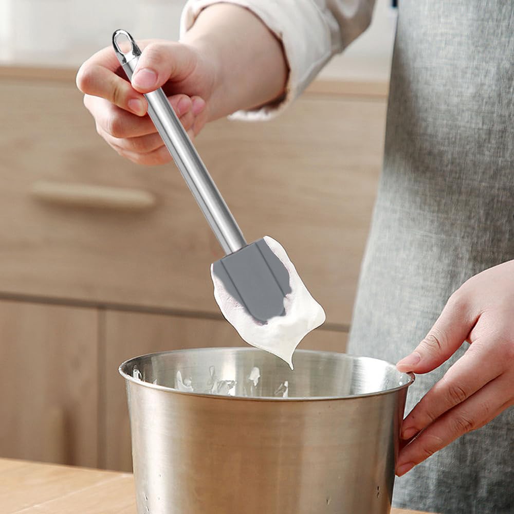 Set Fruste In Acciaio Inox Ouddy - 20,3 Cm, 25,4 Cm E 30,5 Cm Per Cucina, Con Teste In Silicone - Foto 2