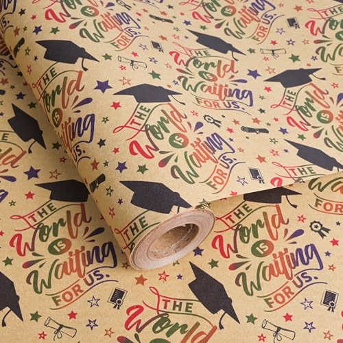 Dtiafu Graduation Wrapping Paper Roll...