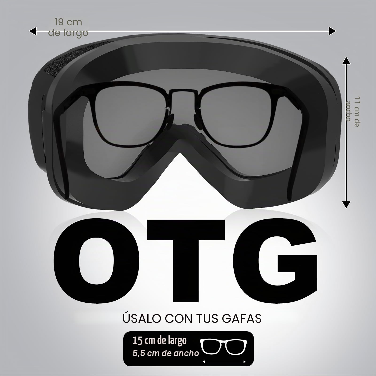 Gafas de esquí snowboard anti niebla para hombres mujeres jóvenes