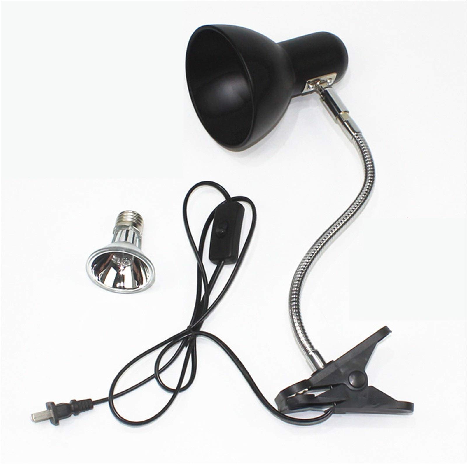 Riscaldatore per Animali Domestici Holder UVA + UVB Riscaldamento della Lampada + Spettro Completo Chiaro Sun Light for Rettile Tartarughe Tartaruga Basking Temperature Controller