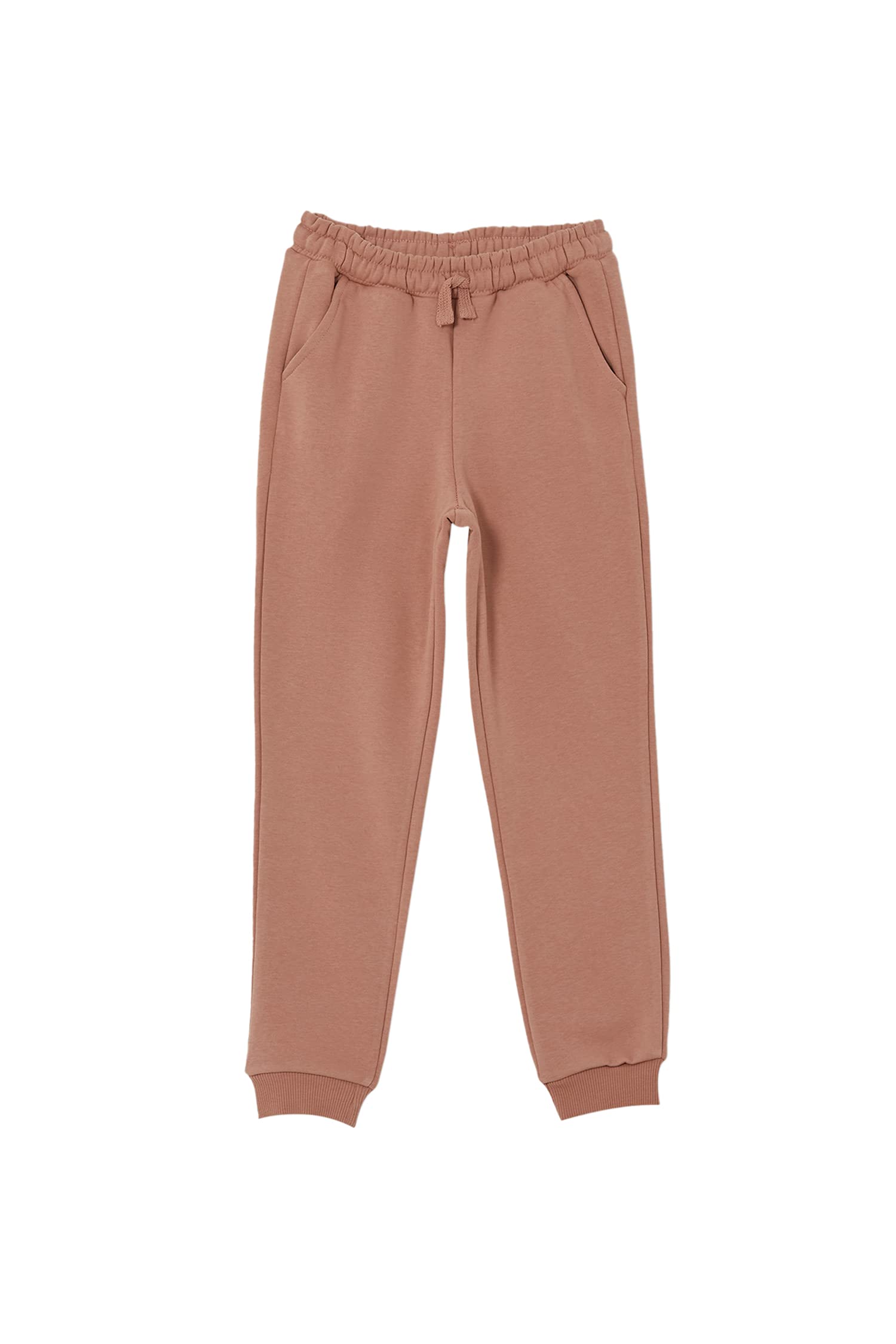 Kız Çocuk Kız Çocuk Relax Fit Okula Dönüş İçi Yumuşak Tüylü Jogger Eşofman Altı
