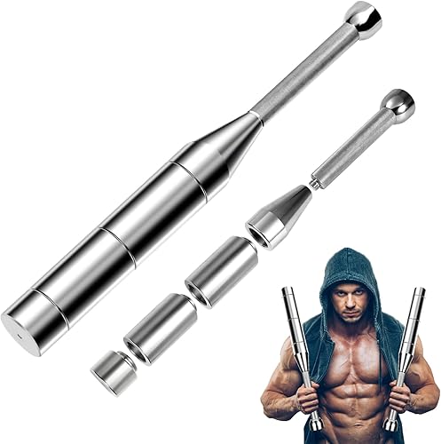 Adjustable Macebell, 68-in-1 Indian Club Weighted for Strength Training (6.68.81113.215.417.619.822LBs), Shoulder & Grip Workouts, Progressive