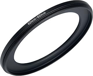 82mm to 62mm Step-Down Rings Filter Adapter for All Brands UV ND CPL Metal Step-Down Rings Adapter Filter