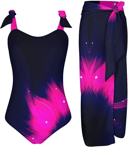 Women's One Piece Swimsuits Tummy Control Full Coverage Sport Bathing Suit Front Cross Wide Straps Swimsuit