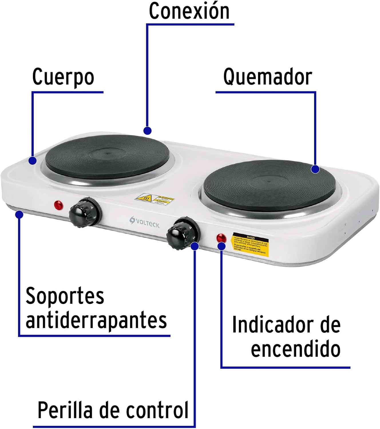 Electric grill double disc